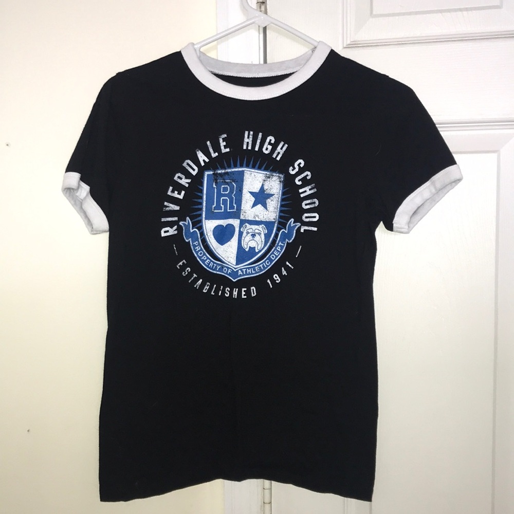 Black/blue/white Riverdale t-shirt